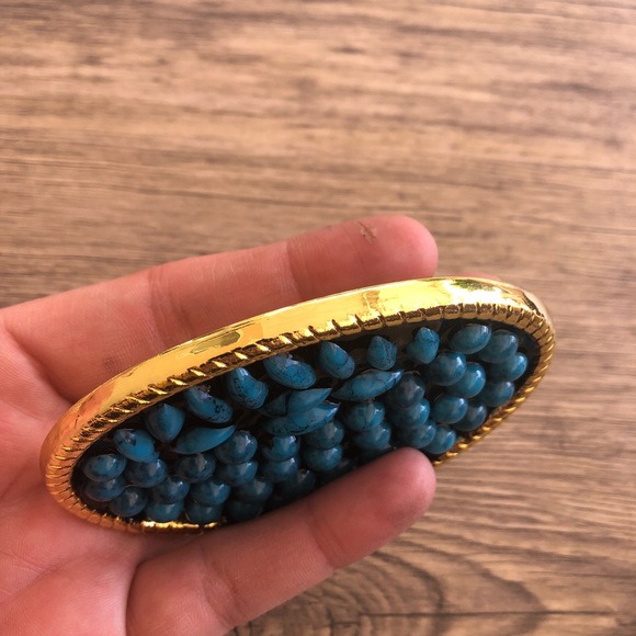 Fashion belt buckle turquoise cowboy western rodeo - Picture 5 of 7